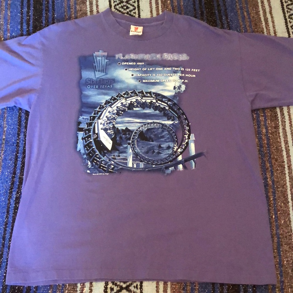 Vintage 90s Six Flags Over Texas Tee Shirt
